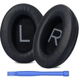 Ear Pads Replacement for Bose QC45 Headphones - Earpads for Bose QuietComfort 45/QuietComfort SE (QC SE)/New Quiet Comfort Wireless Over-Ear Headphones, Black Ear Pads Replacement for Bose QC45 Headphones - Earpads for Bose QuietComfort 45/QuietComfort SE (QC SE)/New Quiet Comfort Wireless Over-Ear Headphones, Black