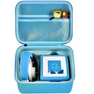 Hard Carrying Case for Toniebox 1 2 Starter Set and Accessories | Hard EVA Shell, Custom Grooves, Space for Figurines, Headphones and Charging Station, Travel Organization, Blue, Case Only Hard Carrying Case for Toniebox 1 2 Starter Set and Accessories | Hard EVA Shell, Custom Grooves, Space for Figurines, Headphones and Charging Station, Travel Organization, Blue, Case Only