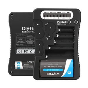 Battery Tester for AA AAA C D 9V, Button Cell & Household Batteries LCD Display Universal Battery Checker for CR2032 CR123A CR2 CRV3 2CR5 CRP2, 1x AAA Batteries Included Battery Tester for AA AAA C D 9V, Button Cell & Household Batteries LCD Display Universal Battery Checker for CR2032 CR123A CR2 CRV3 2CR5 CRP2, 1x AAA Batteries Included