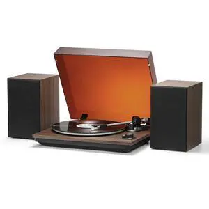 Vinyl Turntable, Bluetooth, 60W Speakers, AT-3600L | Built-In Phono Preamp, 2-Speed Belt-Drive, Auto Stop, For Vinyl Enthusiasts, Vintage Design for Home Listening Vinyl Turntable, Bluetooth, 60W Speakers, AT-3600L | Built-In Phono Preamp, 2-Speed Belt-Drive, Auto Stop, For Vinyl Enthusiasts, Vintage Design for Home Listening