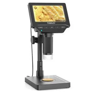 DM4W Microscope with Weighing Scale: 4.3" Digital Coin Microscope with Screen, Error Coin Magnifier with Lights, Weight Scale for Collectors, Jeweler, Students, Compatible with Windows/Mac DM4W Microscope with Weighing Scale: 4.3" Digital Coin Microscope with Screen, Error Coin Magnifier with Lights, Weight Scale for Collectors, Jeweler, Students, Compatible with Windows/Mac