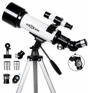 70mm 500mm Telescope for Kids & Beginners, AZ Mount Moon Viewing | 70mm 500mm telescope for kids and beginners; fully multi-coated optics, family stargazing kit with phone adapter and bag 70mm 500mm Telescope for Kids & Beginners, AZ Mount Moon Viewing | 70mm 500mm telescope for kids and beginners; fully multi-coated optics, family stargazing kit with phone adapter and bag