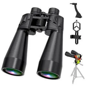 18x70 Professional Astronomy Binoculars for Adults | 70mm Large Aperture,HD Stargazing Binoculars, BAK4 Prism FMC Lens, Waterproof, Low Night Vision,Tripod & Phone Adapter 18x70 Professional Astronomy Binoculars for Adults | 70mm Large Aperture,HD Stargazing Binoculars, BAK4 Prism FMC Lens, Waterproof, Low Night Vision,Tripod & Phone Adapter