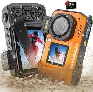 8K Underwater Camera Rugged WiFi 33FT Waterproof 70MP 32GB Card Dual-Screen | Suitable for Snorkeling, Diving, Selfie Dustproof Shockproof, Autofocus Point-and-Shoot, 2500mAh battery, Type-C, amber 8K Underwater Camera Rugged WiFi 33FT Waterproof 70MP 32GB Card Dual-Screen | Suitable for Snorkeling, Diving, Selfie Dustproof Shockproof, Autofocus Point-and-Shoot, 2500mAh battery, Type-C, amber