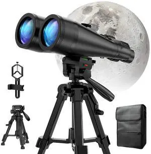 20x80 Astronomy Binoculars for Adults | HD Optics,Bak4 Prism,Low Light Vision for Moon Observation,Wildlife Watching,Waterproof,Tripod,Tripod Adapter,Carrying Case 20x80 Astronomy Binoculars for Adults | HD Optics,Bak4 Prism,Low Light Vision for Moon Observation,Wildlife Watching,Waterproof,Tripod,Tripod Adapter,Carrying Case