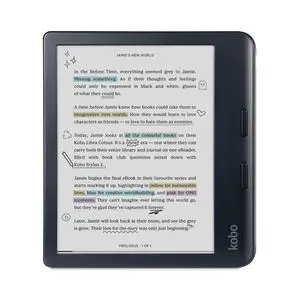 Libra Colour eReader, 7 Color E Ink, Waterproof, Black | 7 Color E Ink Kaleido 3, Dark Mode, Waterproof, eBooks, Audiobooks, Recycled Materials Libra Colour eReader, 7 Color E Ink, Waterproof, Black | 7 Color E Ink Kaleido 3, Dark Mode, Waterproof, eBooks, Audiobooks, Recycled Materials