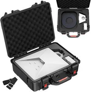 Starlink Mini Case, Waterproof Hard case Fits Star Link Mini Dish, Portable Shoulder Dual Carry Options with Precision Cut Foam For Starlink Accessories,Ideal for Travel and Camping Starlink Mini Case, Waterproof Hard case Fits Star Link Mini Dish, Portable Shoulder Dual Carry Options with Precision Cut Foam For Starlink Accessories,Ideal for Travel and Camping