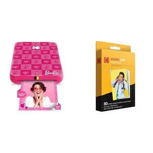 Barbie x Step Slim Wireless Instant Portable Photo Mobile Printer 2"x3" Premium Photo Paper (50 Sheets) Barbie x Step Slim Wireless Instant Portable Photo Mobile Printer 2"x3" Premium Photo Paper (50 Sheets)
