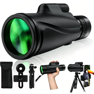 Monocular-Telescope 80x100 High Powered Monoculars High Definition for Adults High Powered with Smartphone Adapter Telescope Bird Watching Travel Camping Hiking Monocular-Telescope 80x100 High Powered Monoculars High Definition for Adults High Powered with Smartphone Adapter Telescope Bird Watching Travel Camping Hiking
