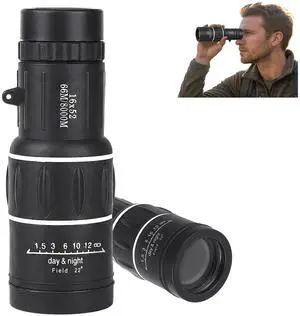 16x52 Monocular Telescope for All Ages High Powered Compact | Waterproof BAK4 prism, for bird watching, hiking, hunting & wildlife, great gift for men dad husband, outdoor essential 16x52 Monocular Telescope for All Ages High Powered Compact | Waterproof BAK4 prism, for bird watching, hiking, hunting & wildlife, great gift for men dad husband, outdoor essential