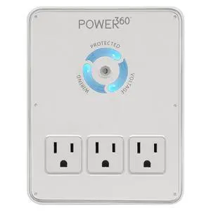 P360 Dock 6-Outlet Wall Tap/Charging Station, White, 6.8" x 2.9" x 5" P360 Dock 6-Outlet Wall Tap/Charging Station, White, 6.8" x 2.9" x 5"