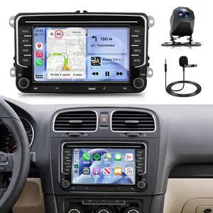 4G+64G Car Radio for Volkswagen VW Jetta Golf Passat Seat Skoda Stereo | Android 15 Wireless CarPlay/Android Auto 7 inch IPS Touchscreen Type-C Bluetooth GPS 5G WiFi DSP FM/RDS SWC AHD Backup Camera 4G+64G Car Radio for Volkswagen VW Jetta Golf Passat Seat Skoda Stereo | Android 15 Wireless CarPlay/Android Auto 7 inch IPS Touchscreen Type-C Bluetooth GPS 5G WiFi DSP FM/RDS SWC AHD Backup Camera