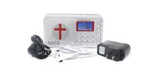 NASB Audio Bible Player - New American Standard 1995 | Electronic Talking Bible, Includes Charger and Earphone, Portable, Convenient to Listen at Anywhere Anytime NASB Audio Bible Player - New American Standard 1995 | Electronic Talking Bible, Includes Charger and Earphone, Portable, Convenient to Listen at Anywhere Anytime