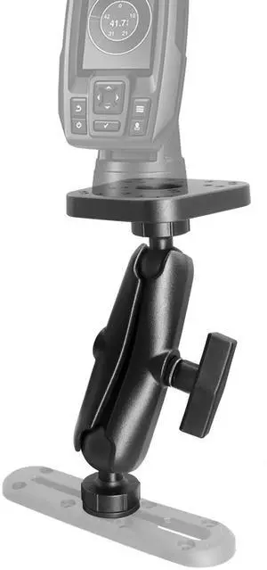 Fish Finder Mount, Track Ball with T-Bolt Attachment, Marine Electronic/Depth Finder Mount with 1.5" / C Size Ball for Boat, Compatible with Garmin, Lowrance and More Fish Finder Mount, Track Ball with T-Bolt Attachment, Marine Electronic/Depth Finder Mount with 1.5" / C Size Ball for Boat, Compatible with Garmin, Lowrance and More