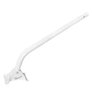 38" One-Piece J Pipe Mount Mast Antenna Mounting Pole with Powder Coated Paint Finish to Prevent Rust (1.66" Outer Diameter / White) 38" One-Piece J Pipe Mount Mast Antenna Mounting Pole with Powder Coated Paint Finish to Prevent Rust (1.66" Outer Diameter / White)