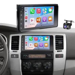 Android Car Stereo for Toyota 4Runner 2003-2009 Tundra 2003-2006 Sequoia 2003-2007 Radio with CarPlay &Android Auto, 7inch Screen for 4Runner with GPS Backup Camera FM Bluetooth Android Car Stereo for Toyota 4Runner 2003-2009 Tundra 2003-2006 Sequoia 2003-2007 Radio with CarPlay &Android Auto, 7inch Screen for 4Runner with GPS Backup Camera FM Bluetooth