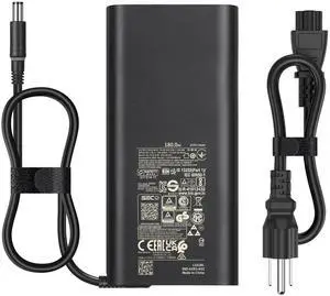 180W GaN 7.4mm Laptop Charger Compatible with Dell Precision | 19.5V 9.23A Center Pin AC Adapter for Alienware M15 M17 15 17 7670-7780 Barrel Tip Replaces LA180PM210 HA180PM210 10KFT TXR1N 180W GaN 7.4mm Laptop Charger Compatible with Dell Precision | 19.5V 9.23A Center Pin AC Adapter for Alienware M15 M17 15 17 7670-7780 Barrel Tip Replaces LA180PM210 HA180PM210 10KFT TXR1N