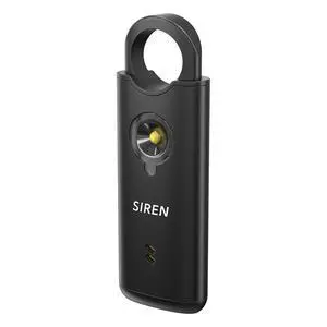 Personal Safety Alarm by 135dB Siren, Flashing Light, Pull & Vibration Activation, USB-C Rechargeable Keychain (Black) Personal Safety Alarm by 135dB Siren, Flashing Light, Pull & Vibration Activation, USB-C Rechargeable Keychain (Black)