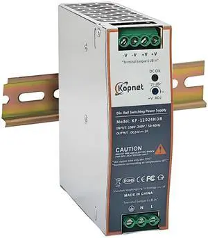 120W 24V Din Rail Mount Power Supply AC-DC Industrial Power Adapter | 100~240V AC Input, 24V DC Output, Din-Rail Switching Power Supply, Voltage adjustable, Short Circuit Protection 120W 24V Din Rail Mount Power Supply AC-DC Industrial Power Adapter | 100~240V AC Input, 24V DC Output, Din-Rail Switching Power Supply, Voltage adjustable, Short Circuit Protection
