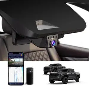 OEM Style Front 4K & Rear 1080P Dash Cam for Toyota Tacoma 2024-2026,Hidden Design,WiFi & App Control,128GB Card OEM Style Front 4K & Rear 1080P Dash Cam for Toyota Tacoma 2024-2026,Hidden Design,WiFi & App Control,128GB Card
