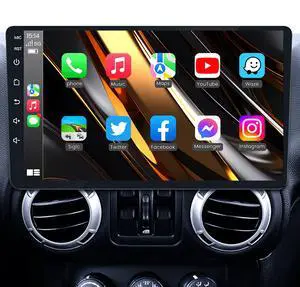 10.1" Car Radio for Jeep Wrangler JK 2007-2017 & Dodge Ram 1500/2500 2009-2012, Android 13 Touch Screen Stereo, 2GB+64GB, Wireless CarPlay & Android Auto, Bluetooth, GPS 10.1" Car Radio for Jeep Wrangler JK 2007-2017 & Dodge Ram 1500/2500 2009-2012, Android 13 Touch Screen Stereo, 2GB+64GB, Wireless CarPlay & Android Auto, Bluetooth, GPS