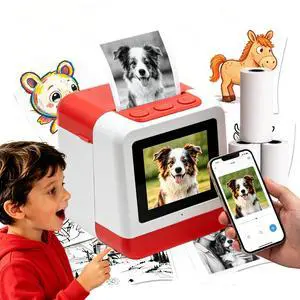 Smart AI Voice Sticker Maker Machine,Mini Sticker Printer for Kids, Inkless Portable Thermal Printer with Photo Printing, Sticker Printer Box for DIY Arts & Crafts, Birthday Gift Smart AI Voice Sticker Maker Machine,Mini Sticker Printer for Kids, Inkless Portable Thermal Printer with Photo Printing, Sticker Printer Box for DIY Arts & Crafts, Birthday Gift