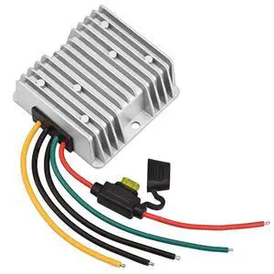 Acc Control 20A 240W DC 24V 36V 48V Step Down to 12V Buck Converter Golf Cart Volt Voltage Reducer Regulator Waterproof Transformer with Fuse Acc Control 20A 240W DC 24V 36V 48V Step Down to 12V Buck Converter Golf Cart Volt Voltage Reducer Regulator Waterproof Transformer with Fuse