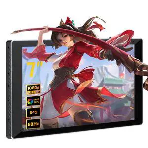 7 inch Portable Monitor 1080P FHD 60Hz Mini Pocket Touchscreen Display USB C HDMI Ultra Thin Lightweight IPS Second Screen Gaming for Raspberry Pi 5/4 PC/Laptop/PS5/XBOX/Switch 7 inch Portable Monitor 1080P FHD 60Hz Mini Pocket Touchscreen Display USB C HDMI Ultra Thin Lightweight IPS Second Screen Gaming for Raspberry Pi 5/4 PC/Laptop/PS5/XBOX/Switch