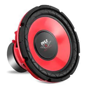 10" Car Audio Subwoofer, 600W Max Power, 4 Ohm Single Voice Coil Woofer, Red Electroplated Cone, 1.5" Kapton Voice Coil, Deep Bass Speaker for Vehicle Stereo Systems 10" Car Audio Subwoofer, 600W Max Power, 4 Ohm Single Voice Coil Woofer, Red Electroplated Cone, 1.5" Kapton Voice Coil, Deep Bass Speaker for Vehicle Stereo Systems