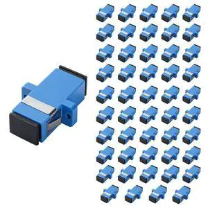 50Pcs SC-UPC to SC-UPC Couplers, Simplex Fiber Optical Adapters Cable Connectors 50Pcs SC-UPC to SC-UPC Couplers, Simplex Fiber Optical Adapters Cable Connectors