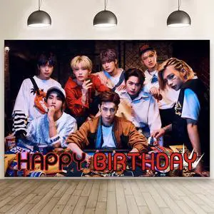 Background Birthday Decorations, Happy Birthday Banner Backdrop for Birthday Party Supplies (5x3ft) Background Birthday Decorations, Happy Birthday Banner Backdrop for Birthday Party Supplies (5x3ft)