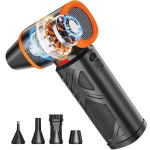 Compressed Air Duster, 360000RPM Electric Air Duster with 10000mAh Battery 350g/72m/s Maximum wind speed Adjustable Rechargeable, Replace Compressed Air Can for PC, Keyboard, Home, Outdoors Compressed Air Duster, 360000RPM Electric Air Duster with 10000mAh Battery 350g/72m/s Maximum wind speed Adjustable Rechargeable, Replace Compressed Air Can for PC, Keyboard, Home, Outdoors