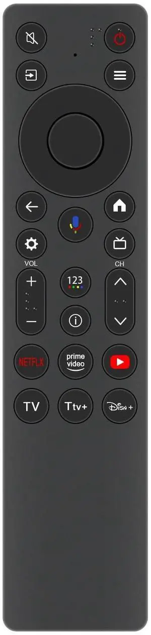 RC813A Replacement Voice Remote Control Compatible with TCL Google Smart TV | QM6K QM7K Series QD-Mini LED 4K UHD 55QM7K 50QM6K 65QM7K 75QM7K 85QM7K 98QM7K 55QM6K 65QM6K 75QM6K 85QM6K 98QM6K 2025 RC813A Replacement Voice Remote Control Compatible with TCL Google Smart TV | QM6K QM7K Series QD-Mini LED 4K UHD 55QM7K 50QM6K 65QM7K 75QM7K 85QM7K 98QM7K 55QM6K 65QM6K 75QM6K 85QM6K 98QM6K 2025