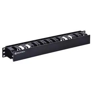 1U 19 Inch Plastic Server Rack Mount Cable Management Duct Raceway with Panel Cover 1U 19 Inch Plastic Server Rack Mount Cable Management Duct Raceway with Panel Cover