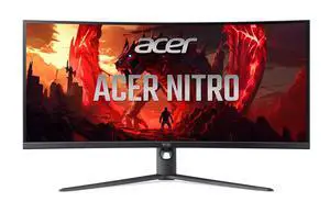 Nitro 34in WQHD 3440x1440 Curved 180Hz Gaming Monitor XZ340CUR X1 | 1ms, AMD FreeSync, 2xHDMI 2.1, 2xDisplayPort, USB Hub, 1500R Curve, Ergo Stand, VESA Mountable, Bluelight Filter Nitro 34in WQHD 3440x1440 Curved 180Hz Gaming Monitor XZ340CUR X1 | 1ms, AMD FreeSync, 2xHDMI 2.1, 2xDisplayPort, USB Hub, 1500R Curve, Ergo Stand, VESA Mountable, Bluelight Filter