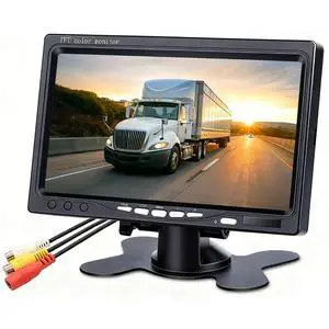 7 Inch HD Color TFT LCD Vehicle Backup Camera Monitor Only | 12V/24V Universal Car Rear View Reverse Display Screen, Dual V1/V2 Two Video Input, Fit Car SUV Van Pickup Truck RV 7 Inch HD Color TFT LCD Vehicle Backup Camera Monitor Only | 12V/24V Universal Car Rear View Reverse Display Screen, Dual V1/V2 Two Video Input, Fit Car SUV Van Pickup Truck RV