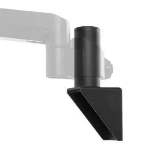 Wall Mount Conversion Pole Bracket, for Single or Dual Monitor Mount Arms, Standard 1-3/8 inch Diameter, Universal Compatibility, Weight Capacity 44 lbs, Black, MOUNT-WCB01 Wall Mount Conversion Pole Bracket, for Single or Dual Monitor Mount Arms, Standard 1-3/8 inch Diameter, Universal Compatibility, Weight Capacity 44 lbs, Black, MOUNT-WCB01