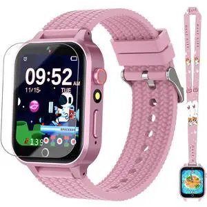 Kids Smart Watch for Girls Age 5-12, Kids Watch with 26 Games, Camera Music | Player Pedometer Habit Tracking HD Touchscreen Flashlight Smart Watch for Kid Birthday Gifts for Girls Ages 6 7 8 9 (Pink) Kids Smart Watch for Girls Age 5-12, Kids Watch with 26 Games, Camera Music | Player Pedometer Habit Tracking HD Touchscreen Flashlight Smart Watch for Kid Birthday Gifts for Girls Ages 6 7 8 9 (Pink)