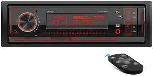 Single Din Bluetooth Marine Radio: in Dash 1-Din Car Stereo Receiver | AM FM Tuner LCD Display SD AUX-In USB Quick Charge APP Control Single Din Bluetooth Marine Radio: in Dash 1-Din Car Stereo Receiver | AM FM Tuner LCD Display SD AUX-In USB Quick Charge APP Control