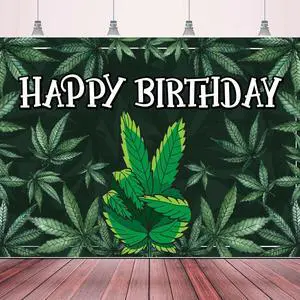 Happy Birthday Backdrop Banner Cool Green Plant Leaves Flag Favors Wall Hanging Decor Natural Plants Grass Jungle Theme Birthday Party Photo Photography Prop Booth Background 70.9x47.2in Happy Birthday Backdrop Banner Cool Green Plant Leaves Flag Favors Wall Hanging Decor Natural Plants Grass Jungle Theme Birthday Party Photo Photography Prop Booth Background 70.9x47.2in