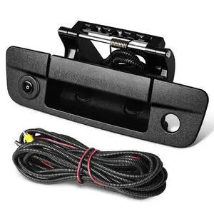 Rear Tailgate Handle Backup Camera Compatible with 2010-2018 Dodge Ram 1500 2500 3500 Rear View Reverse Back Up Camera RCA Connector with Key Hole-Textured Black, 68044904AG Rear Tailgate Handle Backup Camera Compatible with 2010-2018 Dodge Ram 1500 2500 3500 Rear View Reverse Back Up Camera RCA Connector with Key Hole-Textured Black, 68044904AG