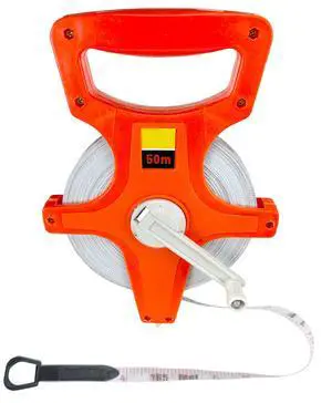 55 Yard / 165 Foot Long Open Reel Tape Measure, Orange, SAE & Metric Scales, Durable for Construction Measuring Tape 55 Yard / 165 Foot Long Open Reel Tape Measure, Orange, SAE & Metric Scales, Durable for Construction Measuring Tape