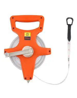 Open Reel Tape Measure, Fibreglass Surveyors Tape, 50M /165 FT Open Reel Tape Measure, Fibreglass Surveyors Tape, 50M /165 FT