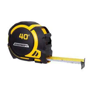 40-Ft Contractor TS Wide Blade Tape Measure with Backside Printing, Manual Lock, Long Standout (93440) 40-Ft Contractor TS Wide Blade Tape Measure with Backside Printing, Manual Lock, Long Standout (93440)