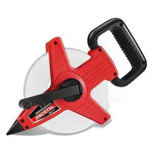 300 Ft Tape Measure Standard and Metric Industrial Long Measuring Tape Fiberglass Engineer's Open Reel Dual Sided Measuring Wheel (300 FT) 300 Ft Tape Measure Standard and Metric Industrial Long Measuring Tape Fiberglass Engineer's Open Reel Dual Sided Measuring Wheel (300 FT)