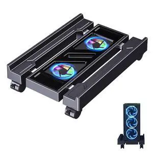 Adjustable PC Tower Stand with Cooling Fans, Fits Most PC Adjustable PC Tower Stand with Cooling Fans, Fits Most PC