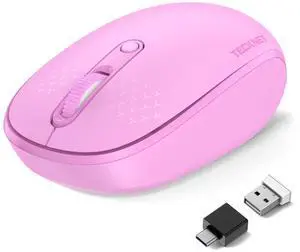 Wireless Mouse,Bluetooth Mouse (BT5.3/5.0 & 2.4G) with USB Receiver Silent Optical Computer MiceWide Compatibility Wireless Mouse,Bluetooth Mouse (BT5.3/5.0 & 2.4G) with USB Receiver Silent Optical Computer MiceWide Compatibility