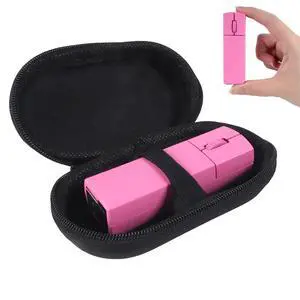Wireless Mini Finger Mouse - Silent Dual-Mode Bluetooth & 2.4GHz, Ergonomic Portable PC Mouse with Case, Compatible with MacBook and Chromebook (Pink) Wireless Mini Finger Mouse - Silent Dual-Mode Bluetooth & 2.4GHz, Ergonomic Portable PC Mouse with Case, Compatible with MacBook and Chromebook (Pink)