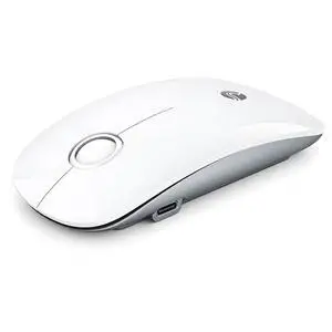 Bluetooth Mouse for MacBook Pro/Air/Neo, iPad, Type C Rechargeable Dual-Mode Wireless Mouse for 3 Devices (BT5.1 + 2.4G), Silent Click, Sleek Slim, Portable for Laptop/Surface White Bluetooth Mouse for MacBook Pro/Air/Neo, iPad, Type C Rechargeable Dual-Mode Wireless Mouse for 3 Devices (BT5.1 + 2.4G), Silent Click, Sleek Slim, Portable for Laptop/Surface White