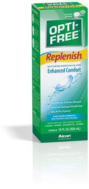 Replenish Multi-Purpose Disinfecting Solution With Lens Case, 10 Fl Oz Replenish Multi-Purpose Disinfecting Solution With Lens Case, 10 Fl Oz